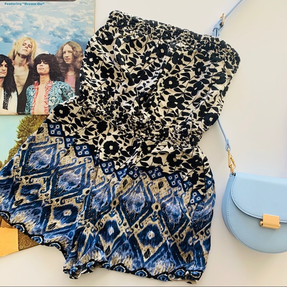 Xhilaration Pants - 🛍 5/$25 Xhilaration | Floral Print Romper Medium